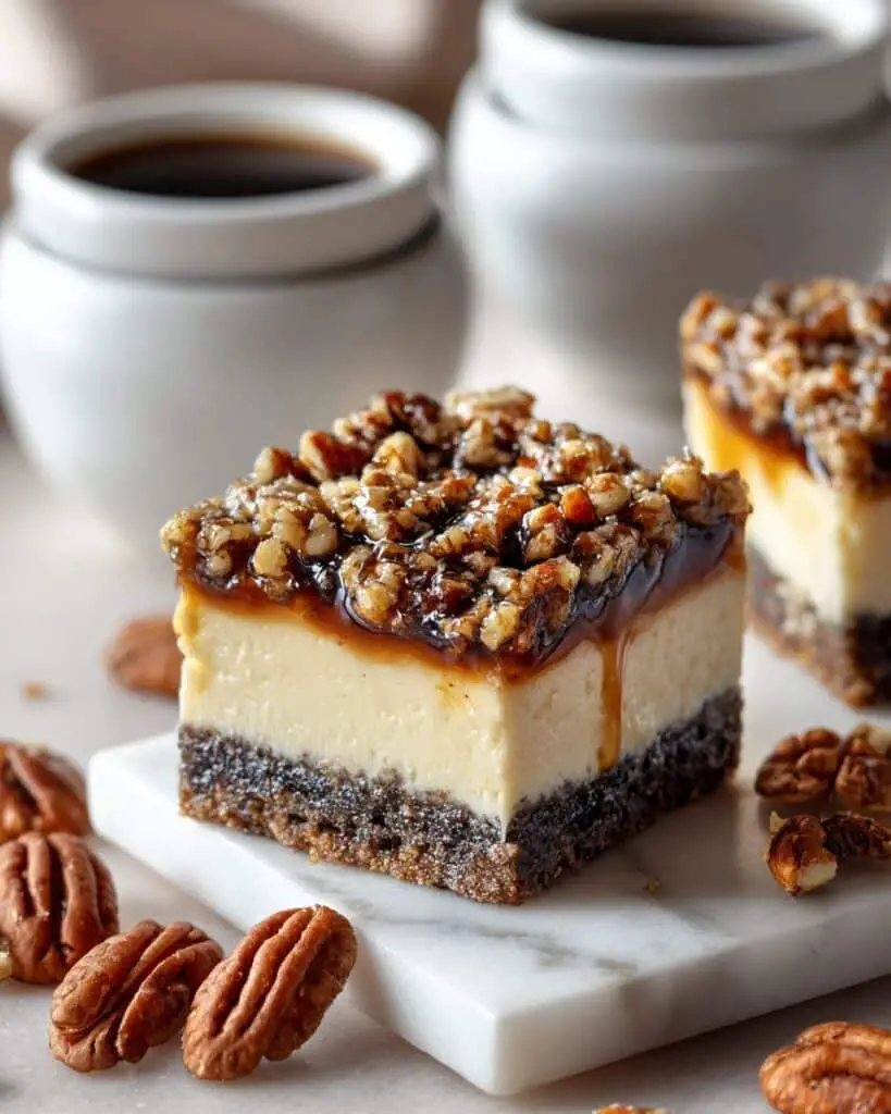 Pecan Pie Cheesecake Bars Recipe