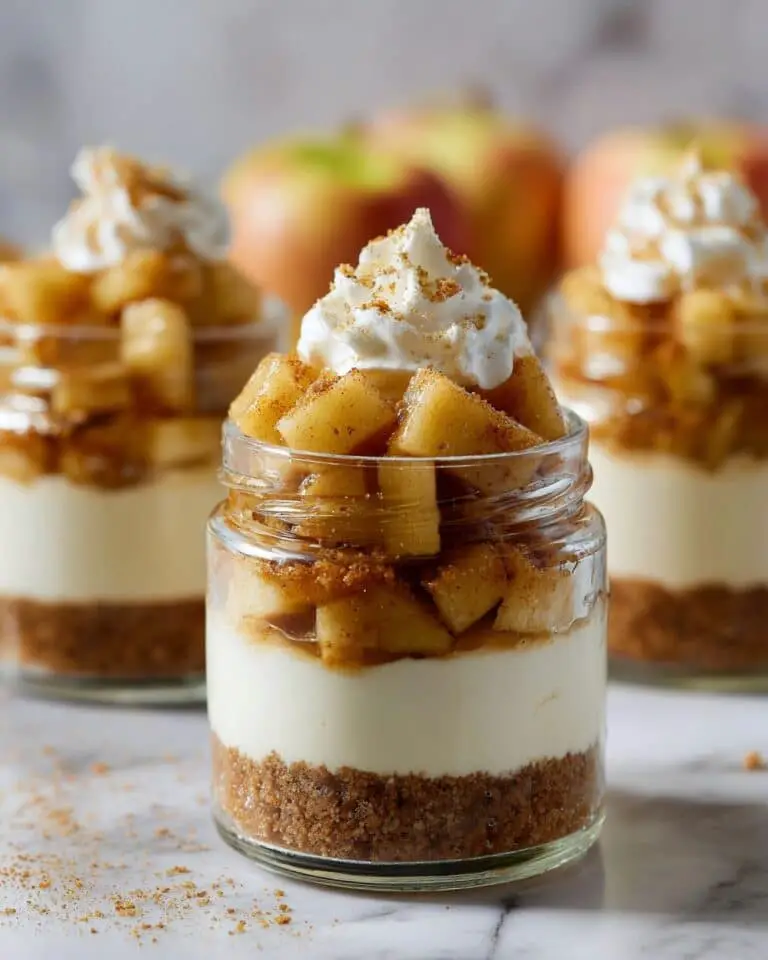 Apple Pie Cheesecake Jars Recipe