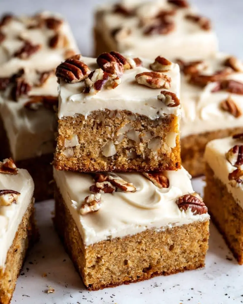 Maple Pecan Blondies Recipe