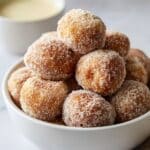 Cinnamon Sugar Soft Pretzel Bites with Cream Cheese Dip Recipe
