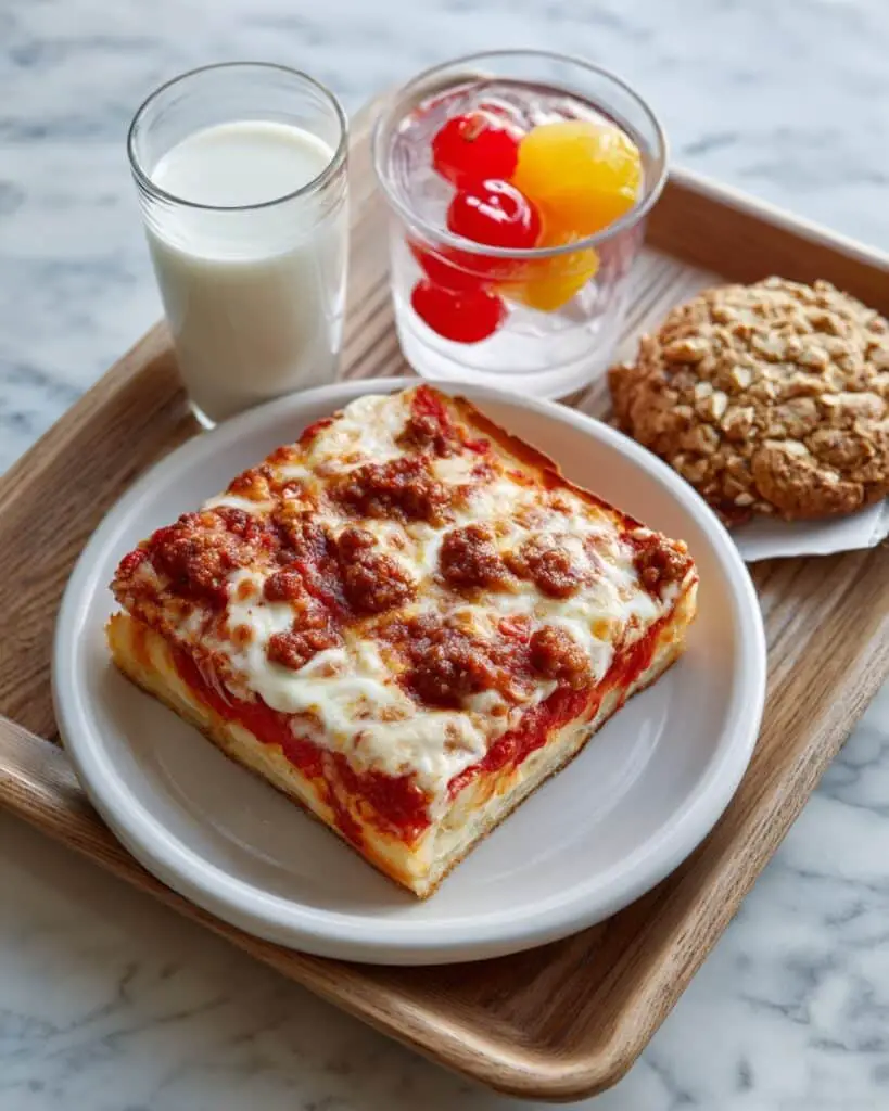 Rectangle School Pizza Recipe