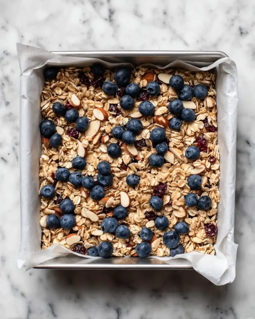 Lemon-Blueberry Oatmeal Bars Recipe