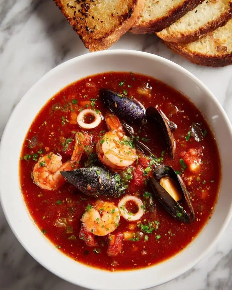 Slow Cooker Seafood Cioppino Recipe