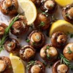 Garlic Butter Roasted Mushrooms Recipe