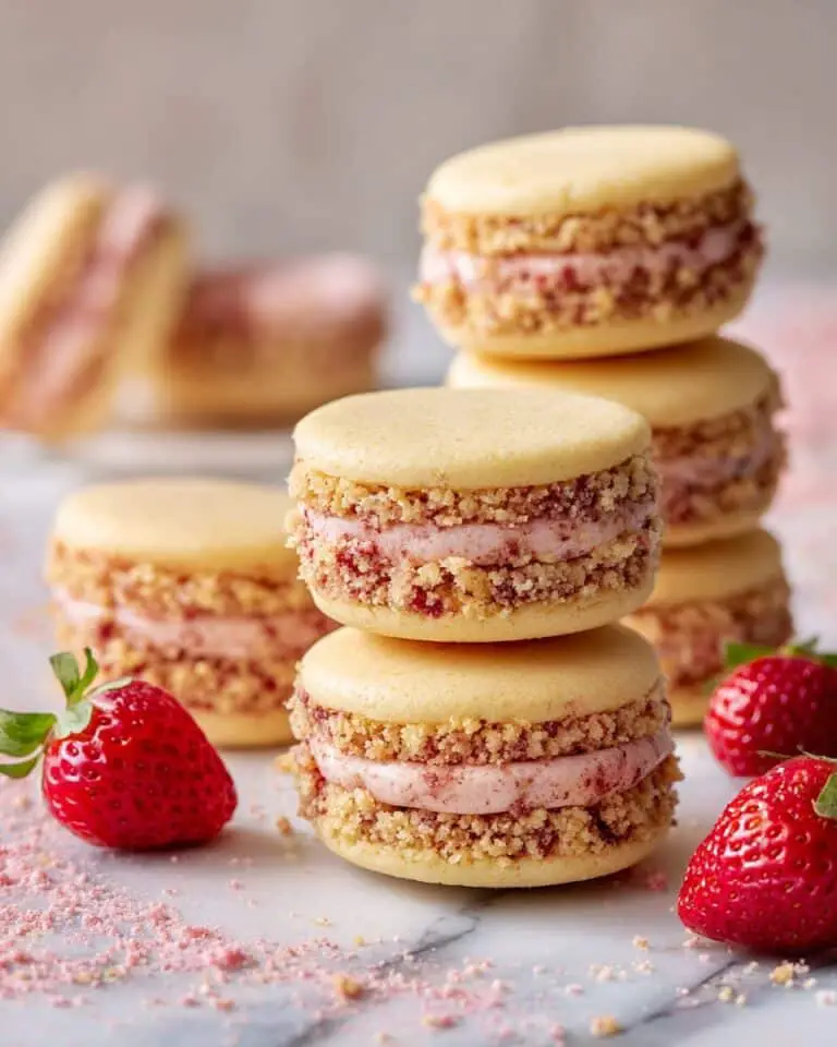 Strawberry Shortcake Ice Cream Sandwiches Recipe
