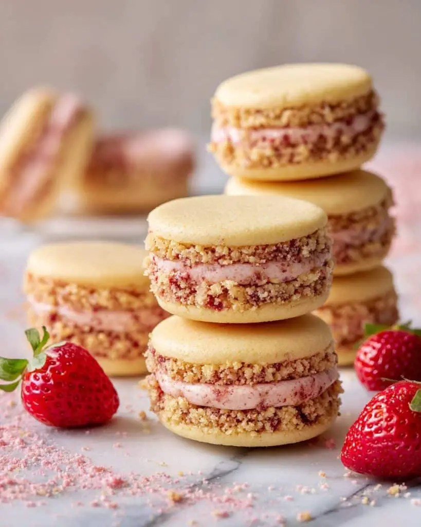 Strawberry Shortcake Ice Cream Sandwiches Recipe