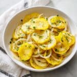 Sauteed Squash with Garlic, Basil, and Italian Seasoning Recipe