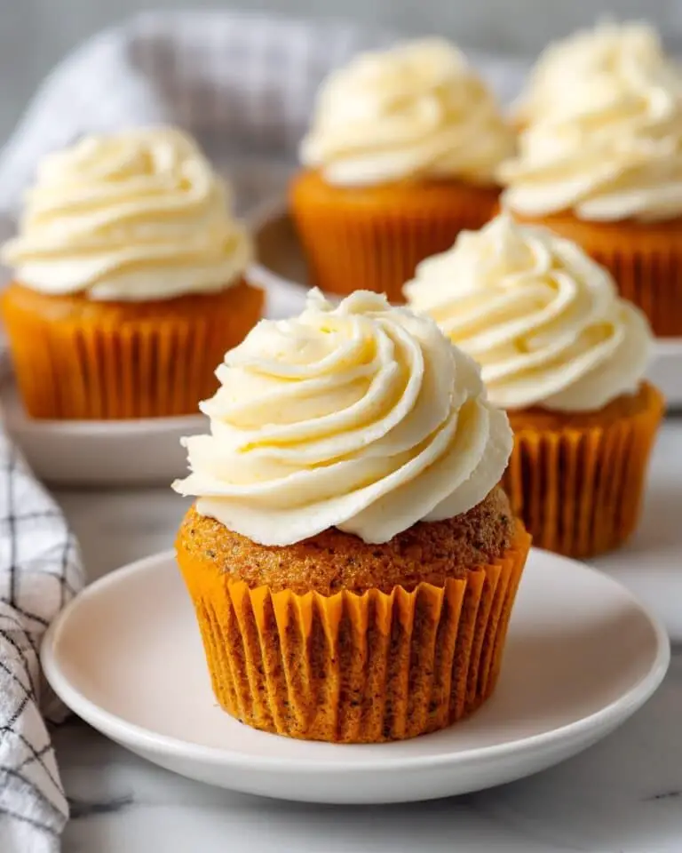 Pumpkin Cupcakes with Browned Butter Maple Frosting Recipe