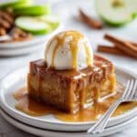 Apple Bread Pudding with Cinnamon and Maple Recipe