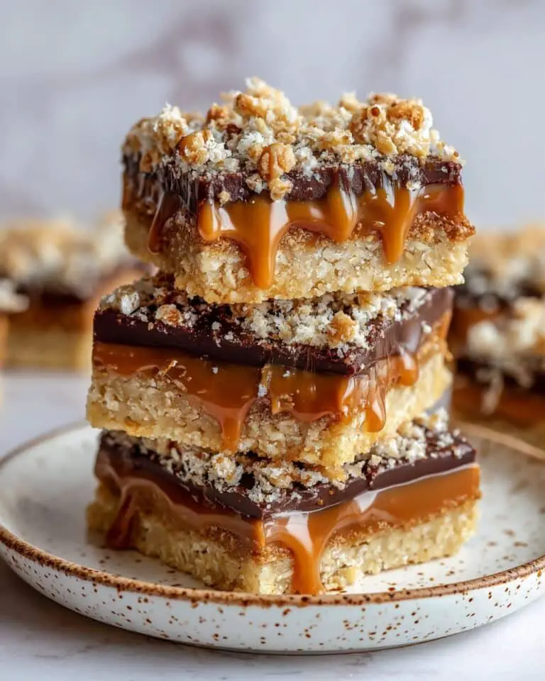 Chocolate Caramel Oatmeal Bars Recipe