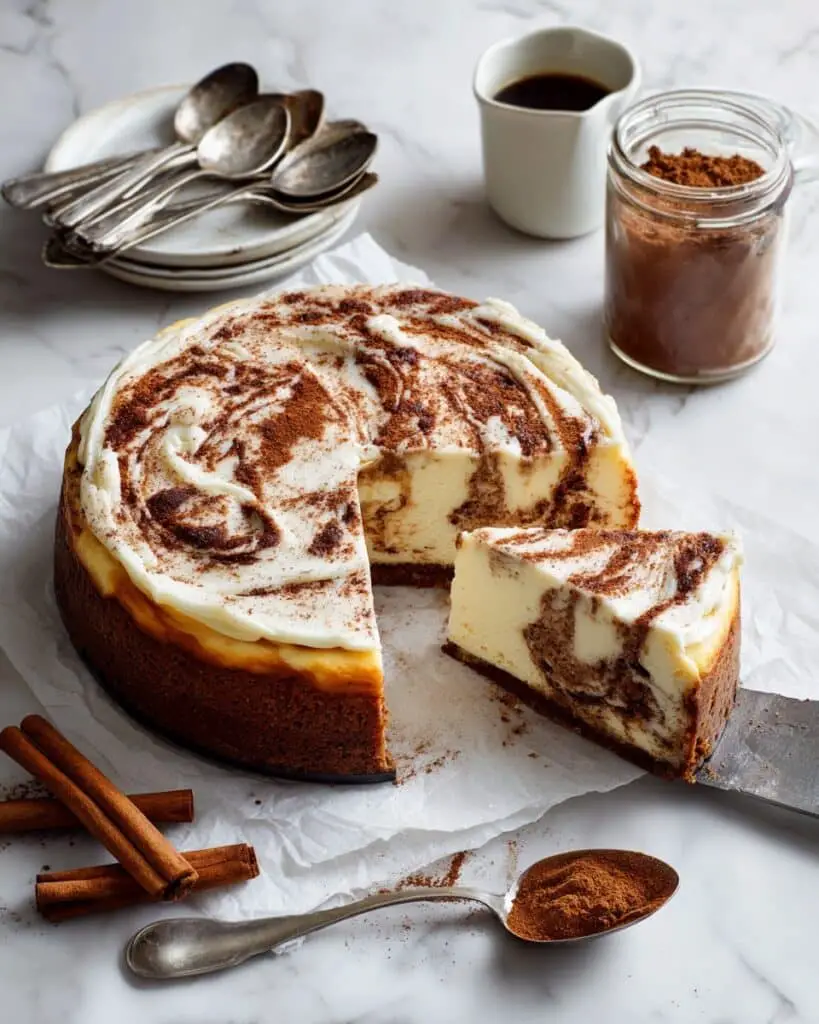 Cinnamon Roll Cheesecake Recipe