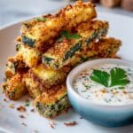 Crispy Baked Parmesan Zucchini Fries Recipe