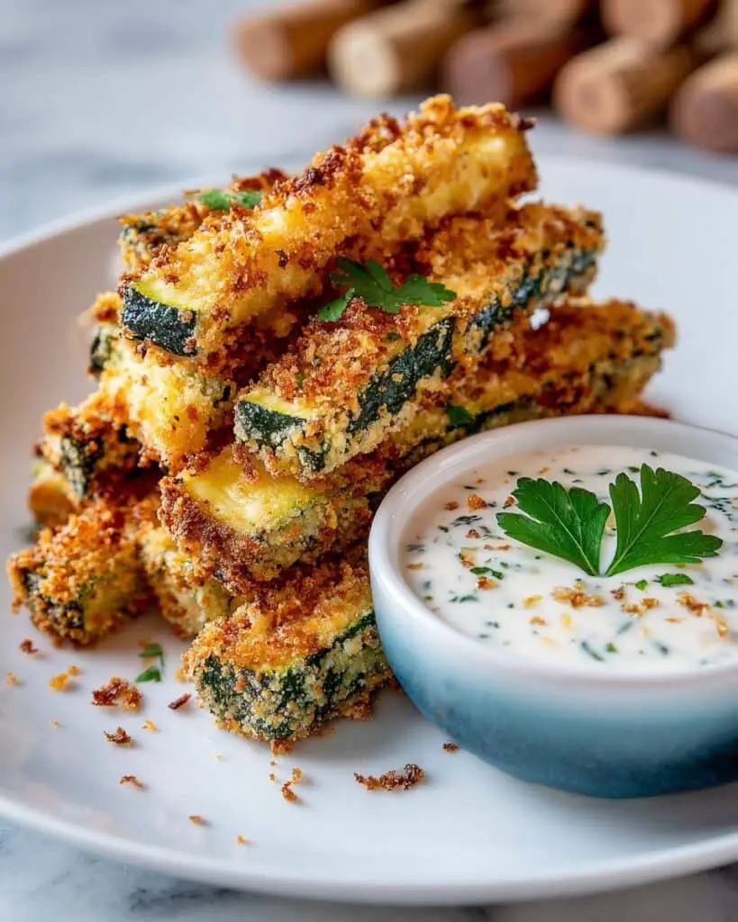 Crispy Baked Parmesan Zucchini Fries Recipe
