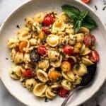 30 Minute One Pot Creamy Corn and Tomato Pasta Recipe