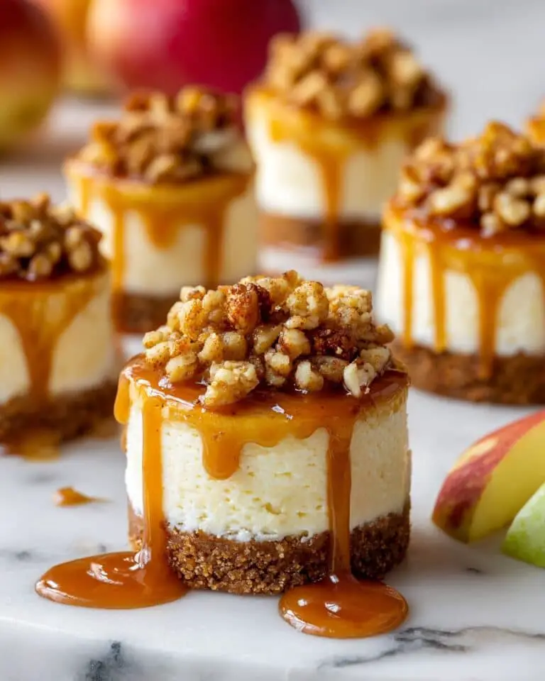 Mini Caramel Apple Cheesecakes Recipe