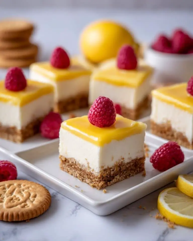 Lemon Raspberry Cheesecake Bites Recipe