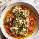 Slow Cooker Tomato Garlic Chicken with Herbs Recipe