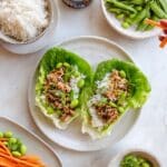 Ground Chicken Teriyaki Lettuce Wraps Recipe