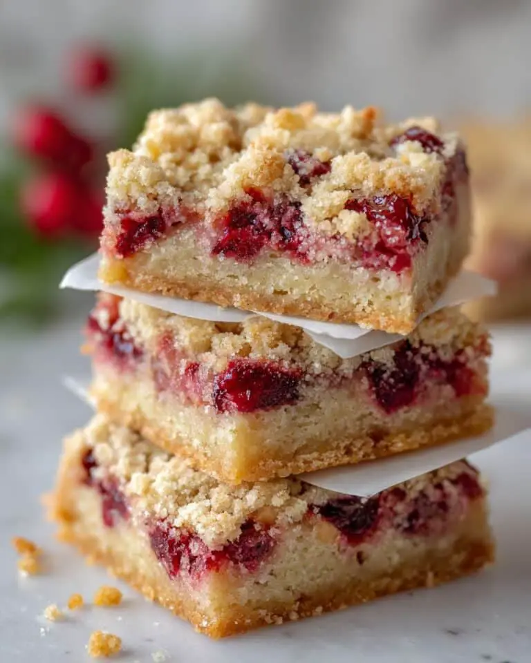 Cranberry White Chocolate Blondies Recipe