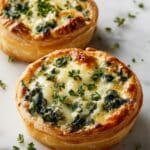 Spinach Artichoke Puff Pastry Pinwheels Recipe