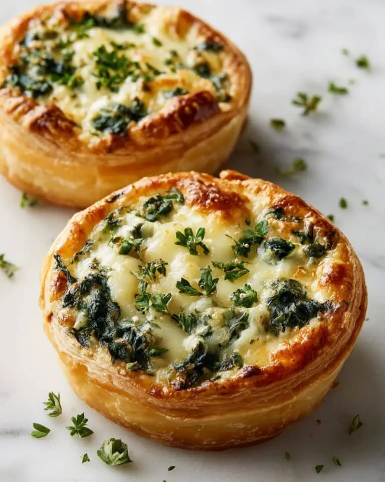 Spinach Artichoke Puff Pastry Pinwheels Recipe