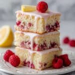 Lemon Raspberry Blondies Recipe