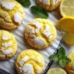 Lemon Crinkle Cookies Recipe