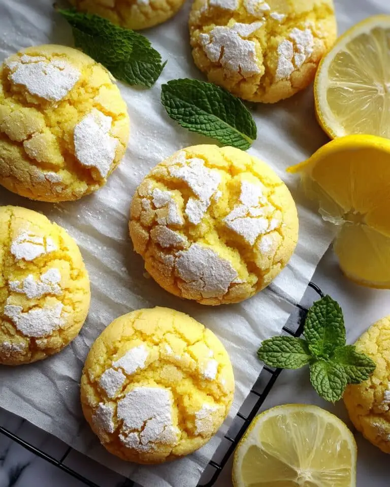 Lemon Crinkle Cookies Recipe