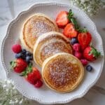 Syrniki: Traditional Russian Ricotta Pancakes with Fresh Fruit Recipe