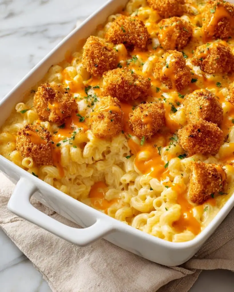 Creamy Hot Honey Chicken Mac and Cheese Recipe
