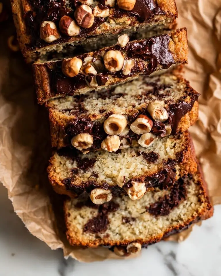Chocolate Hazelnut Banana Bread Recipe