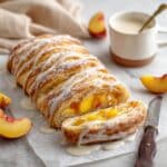 Easy Peach and Cream Cheese Danish with Puff Pastry Recipe