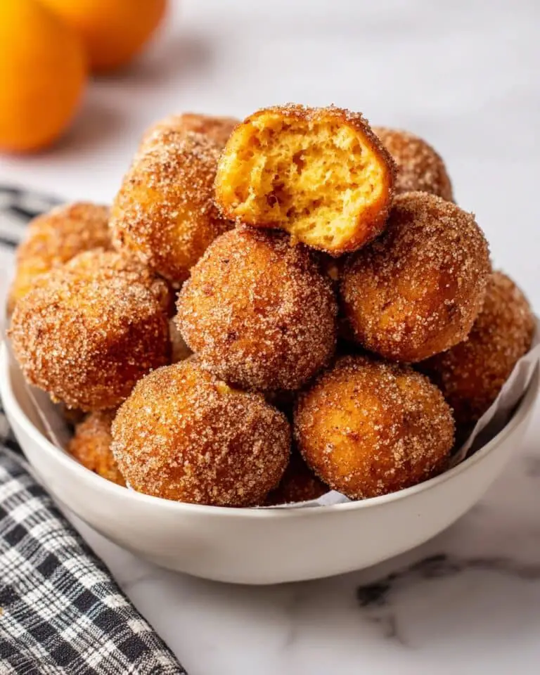 Pumpkin Donut Holes Recipe