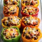 Beef Taco Stuffed Peppers Recipe