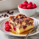 Overnight Raspberry and Chocolate French Toast Casserole Recipe