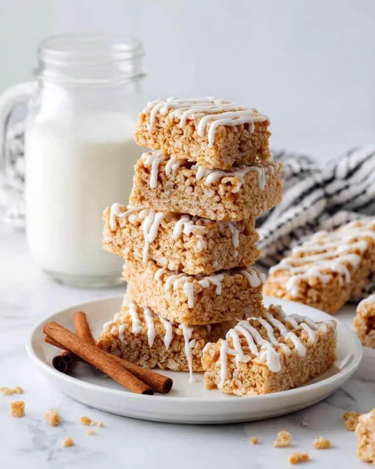 Cinnamon Roll Rice Krispie Treats Recipe