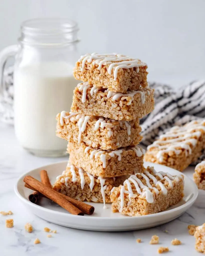Cinnamon Roll Rice Krispie Treats Recipe