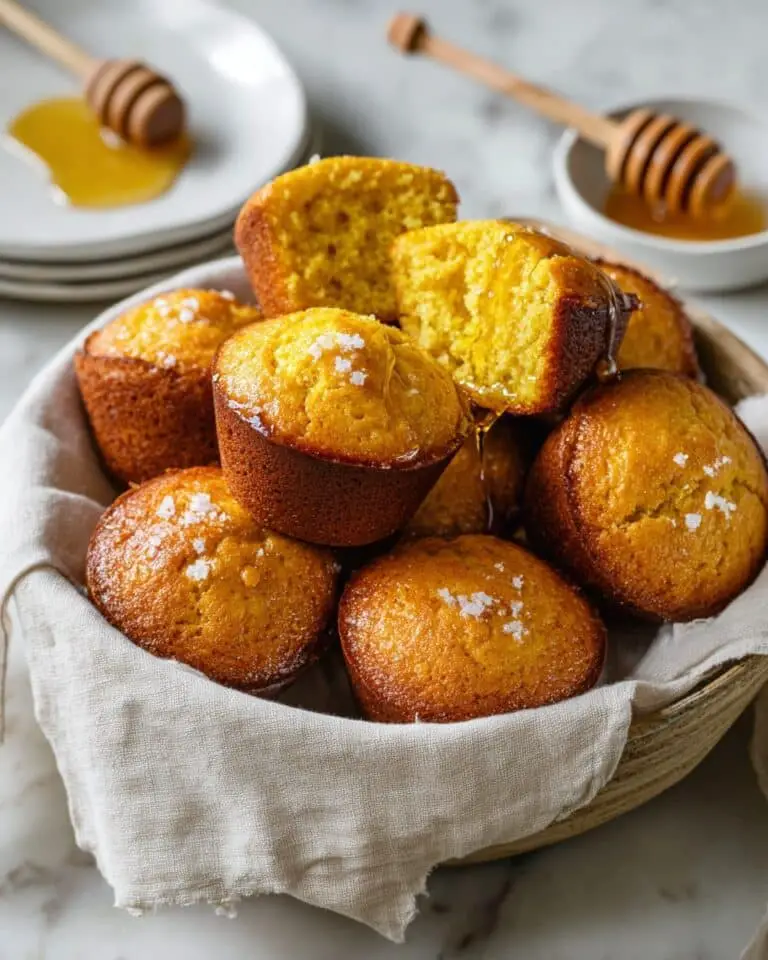 Honey Cornbread Muffins Recipe
