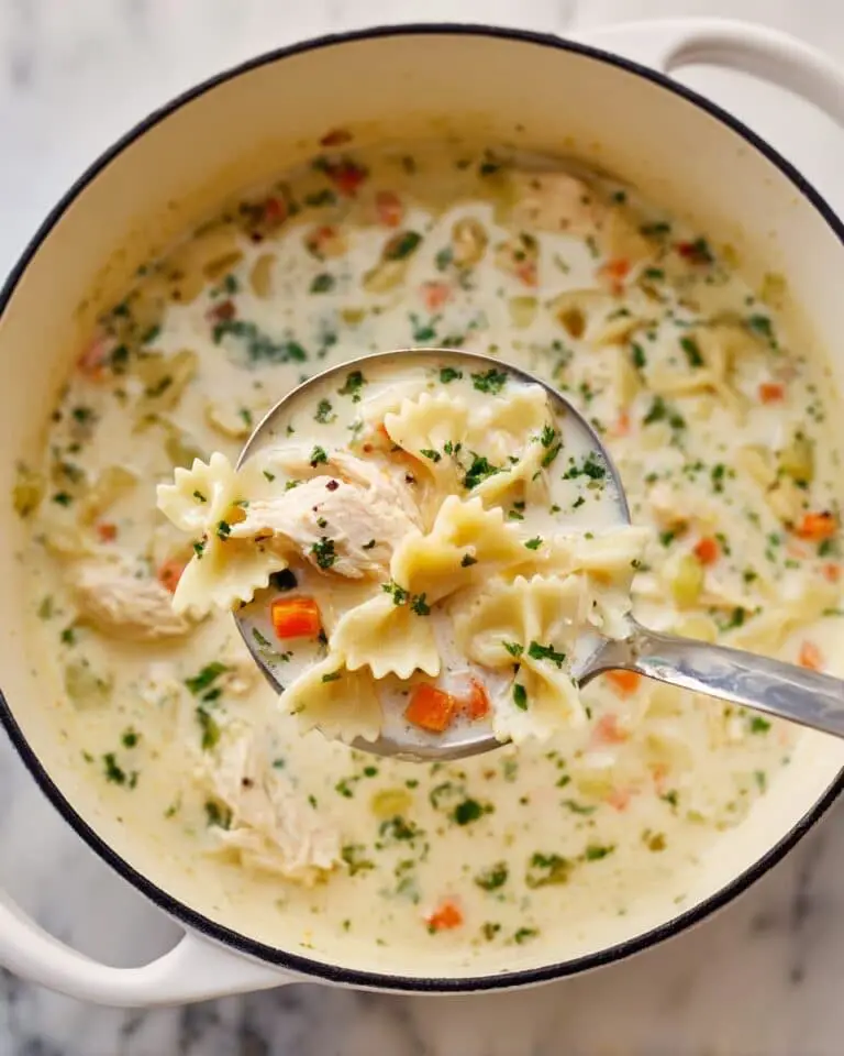 Creamy Chicken Alfredo Soup Recipe