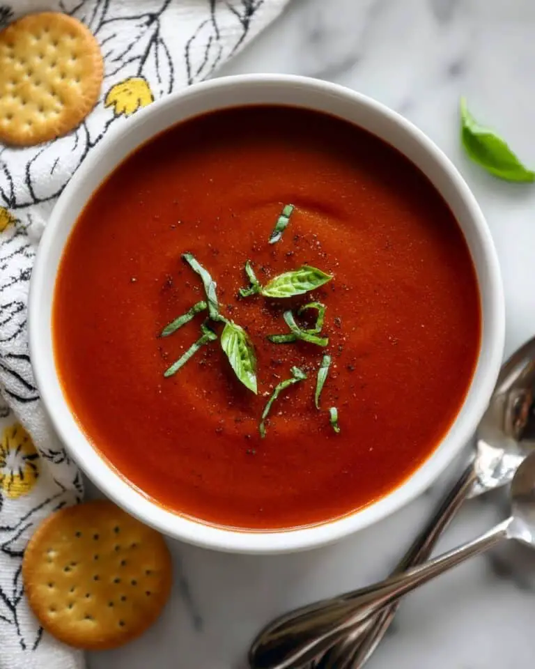 Creamy Homemade Tomato Soup Recipe