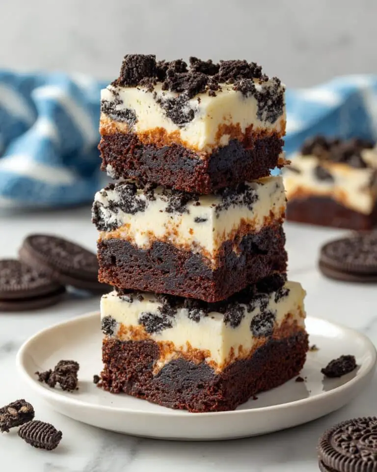 Oreo Cheesecake Brownies Recipe