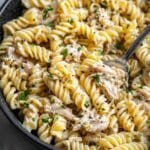 Crockpot Garlic Parmesan Chicken Pasta Recipe