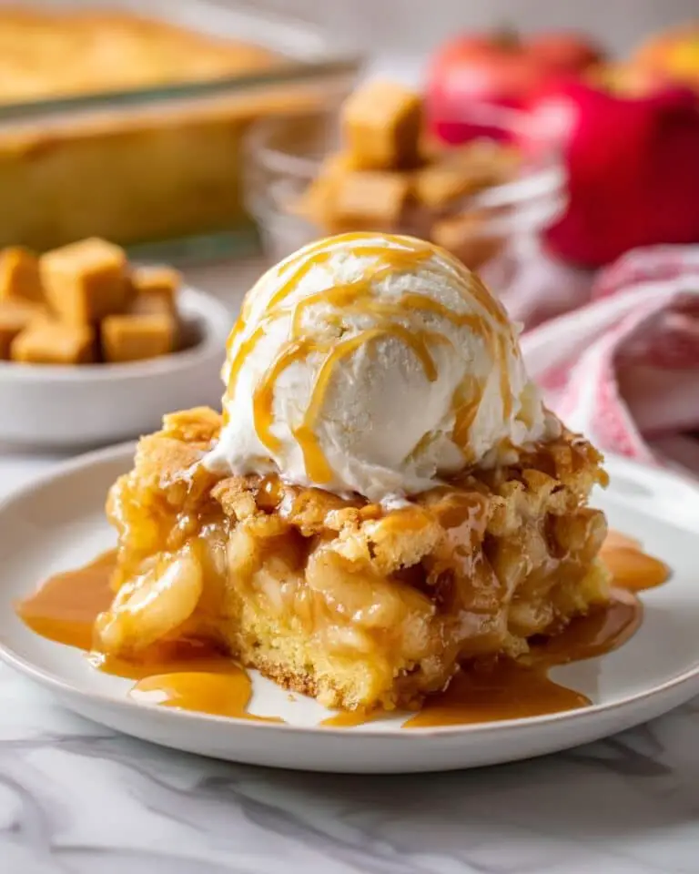 Caramel Apple Dump Cake Recipe