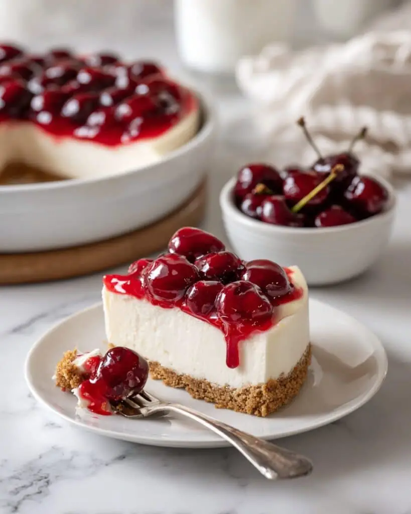 No Bake Cherry Cheesecake Recipe