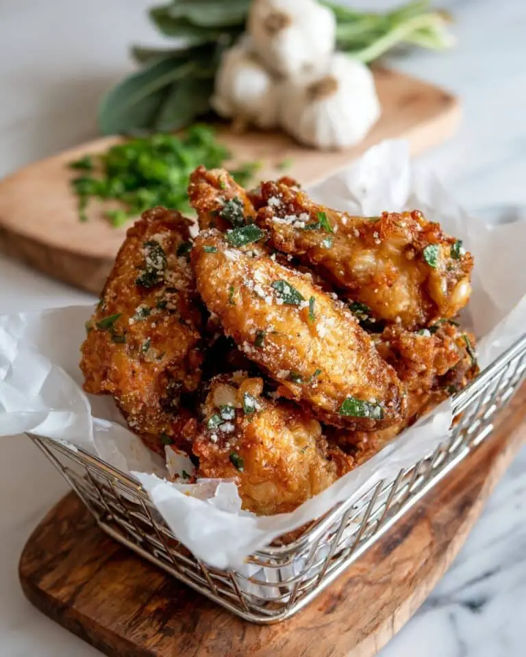 Garlic Parmesan Wings Recipe