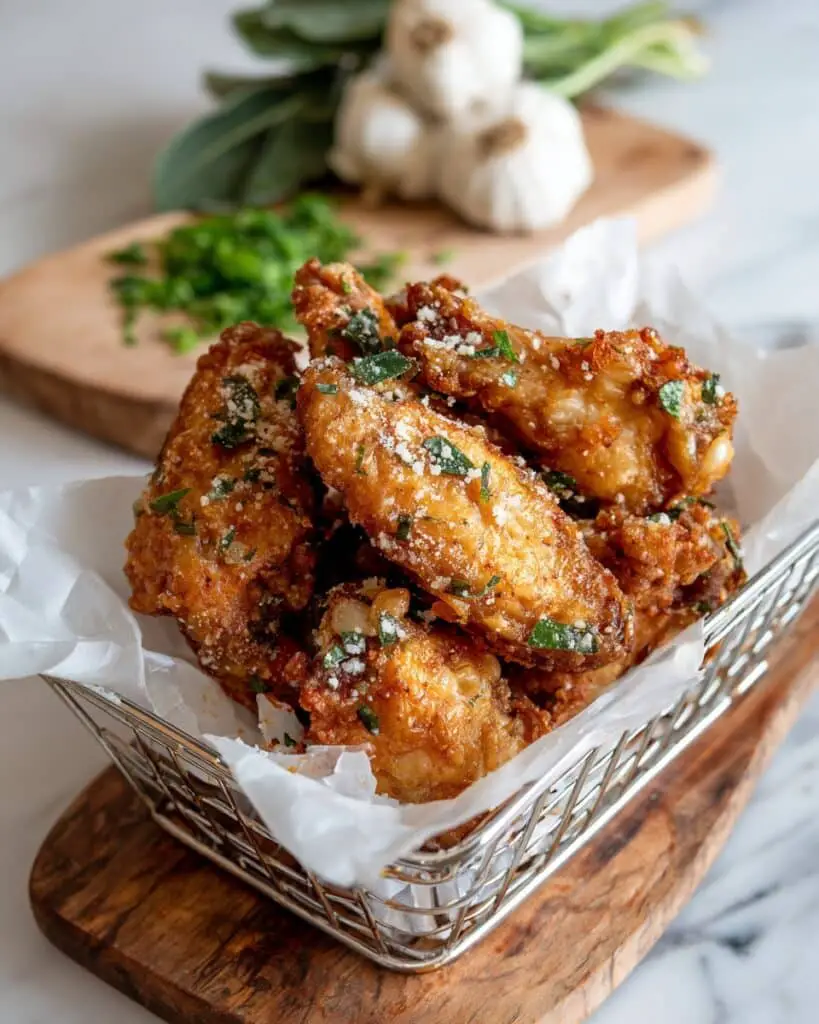 Garlic Parmesan Wings Recipe