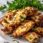 Air Fryer Garlic Parmesan Chicken Wings Recipe