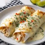 White Queso Enchiladas Recipe