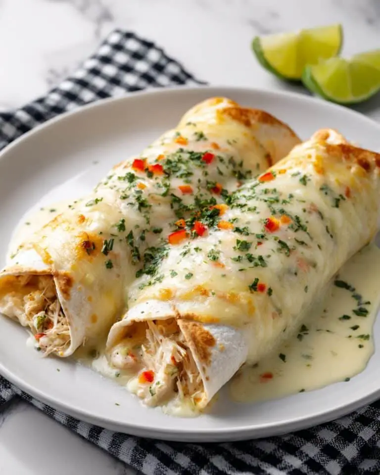 White Queso Enchiladas Recipe