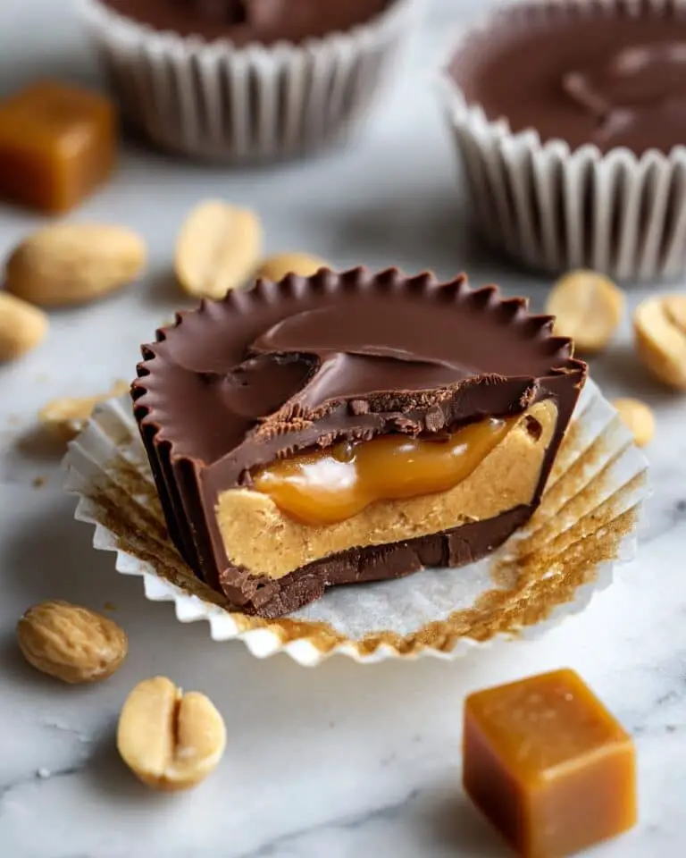 Salted Peanut Caramel Clusters Recipe